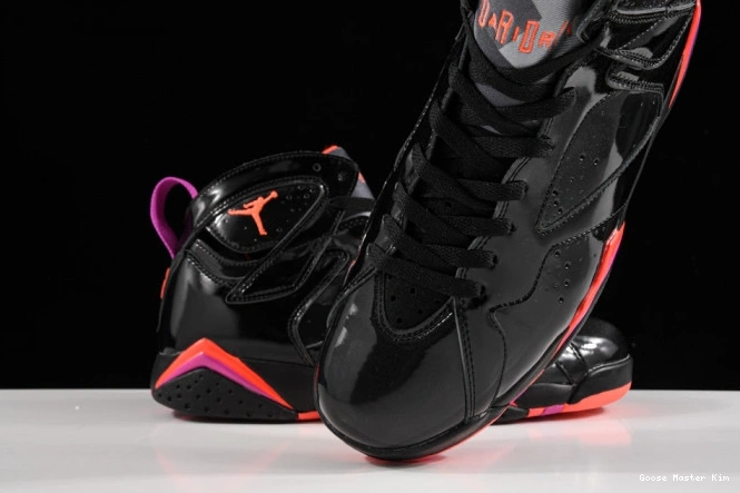 Retro 313358-006 7 Black Patent Jordan Air 0710